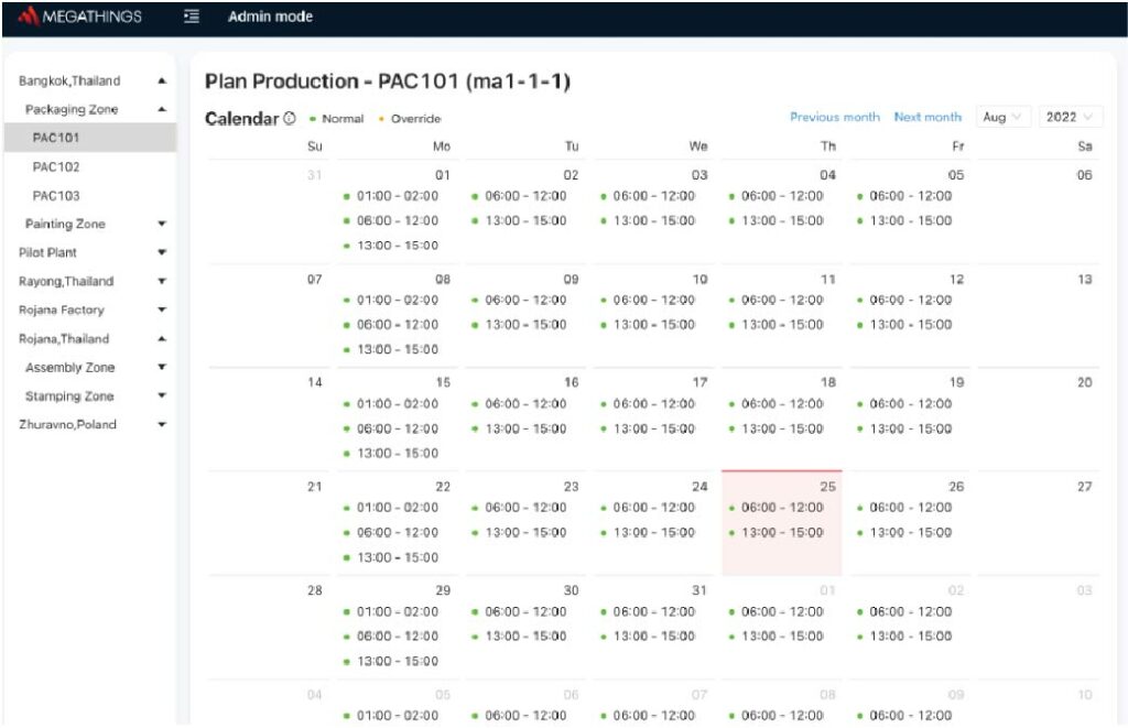 MEGATHINGS Feature_Production Expert_Production planning,-Job management