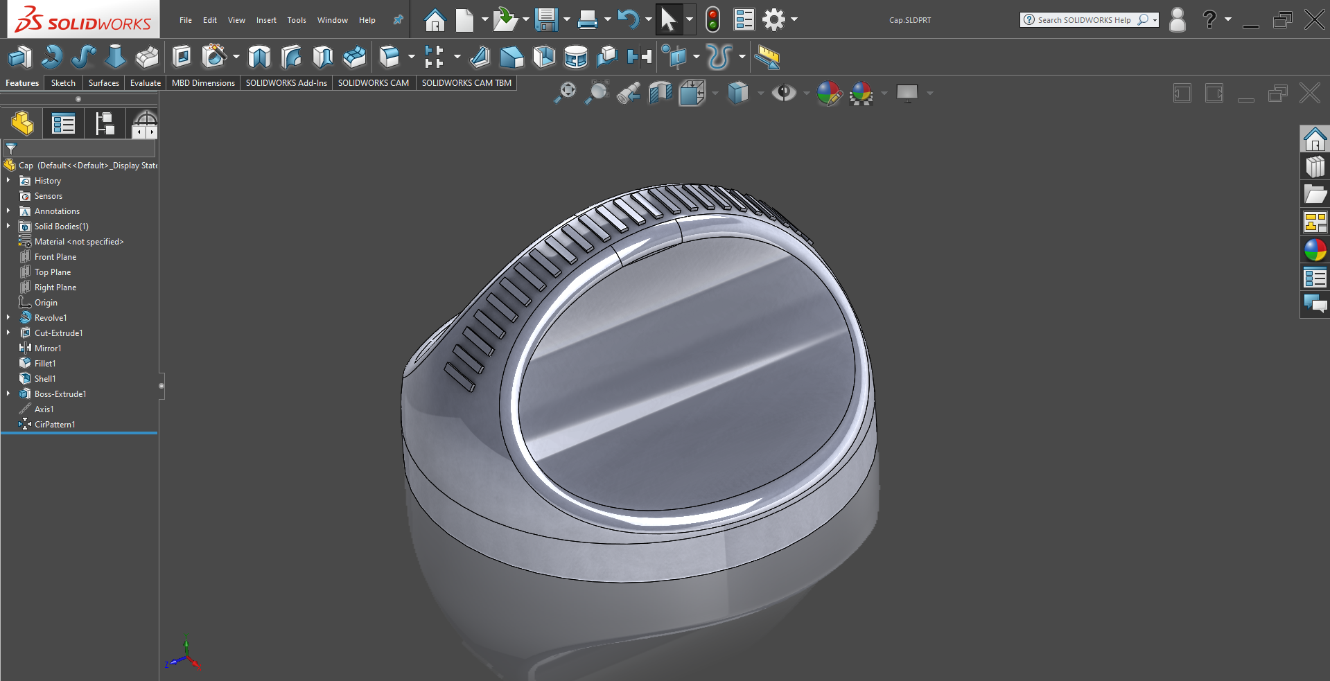 Defeature Tool กับ SOLIDWORKS รูปที่ 1