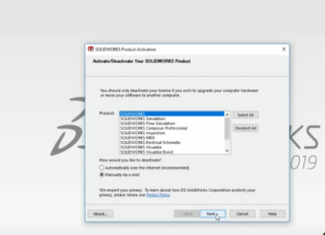 การ Manual Deactivate License ของ Solidworks กรณีไม่ต่อเน็ต - Solidworks