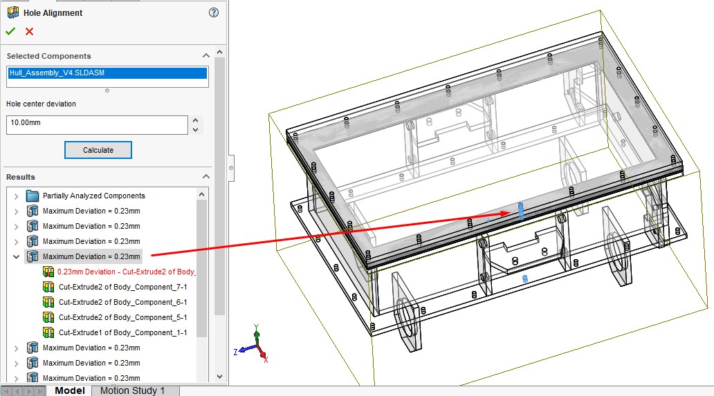 Hole Alignment SOLIDWORKS4